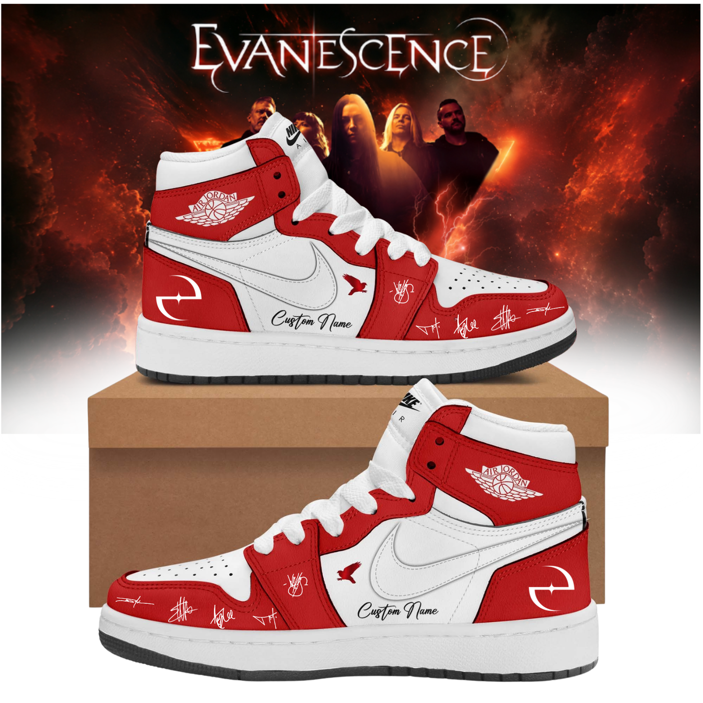 Evanescence “Sanctuary 2026 World Tour” Shoes