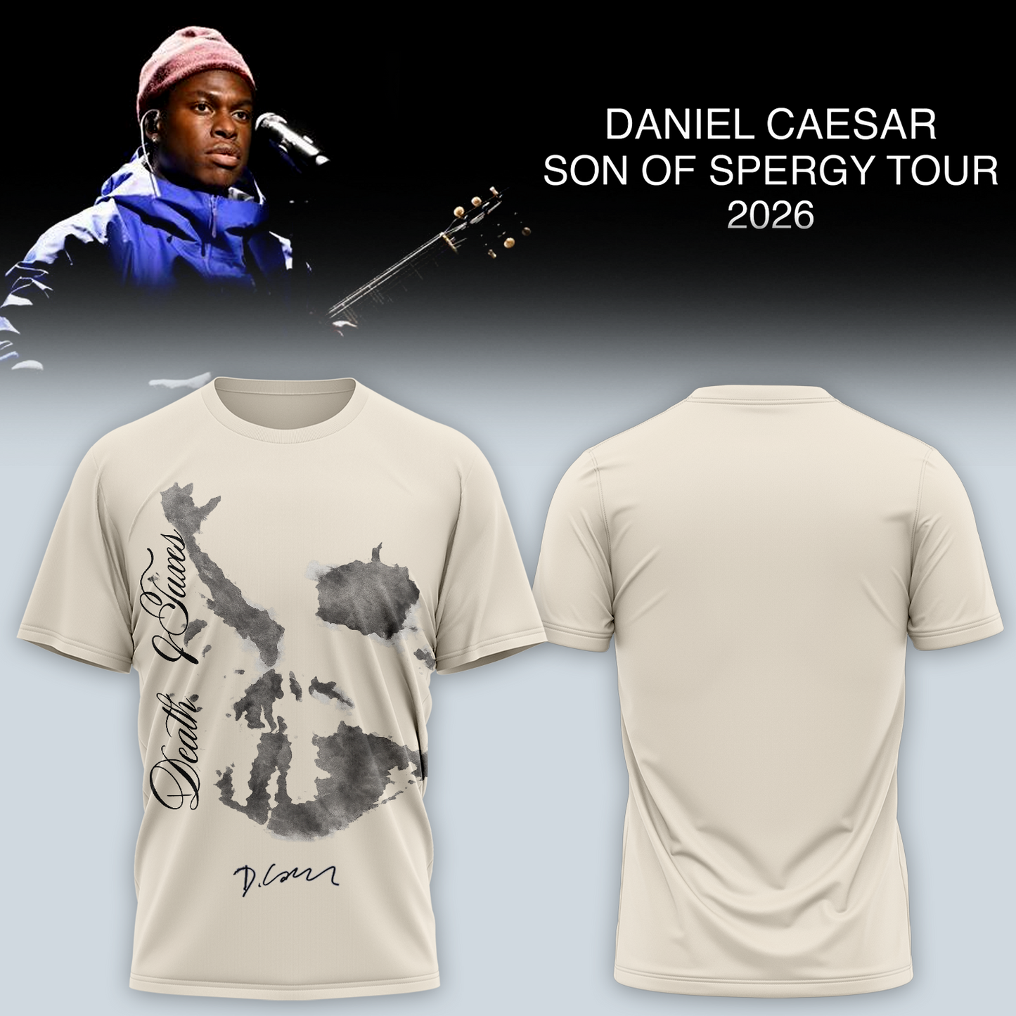 Daniel Caesar’s Son of Spergy Tour Signed TShirt