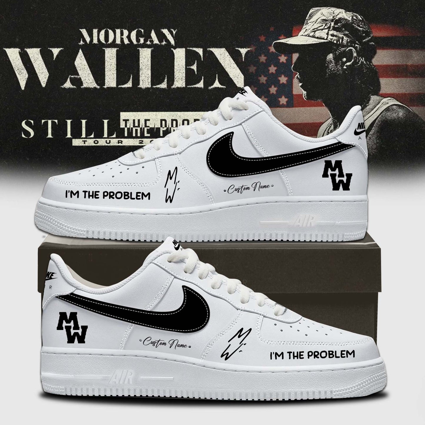 _,Morgan Wallen Still The Problem Tour Shoes 2
