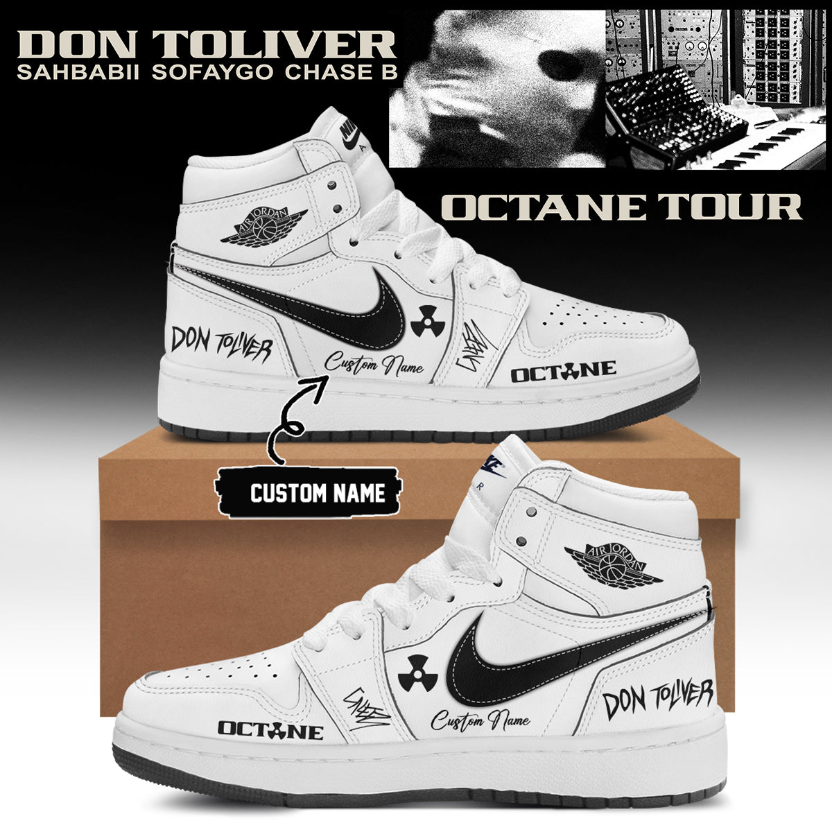 Don Toliver Octane Tour signed Shoes 2