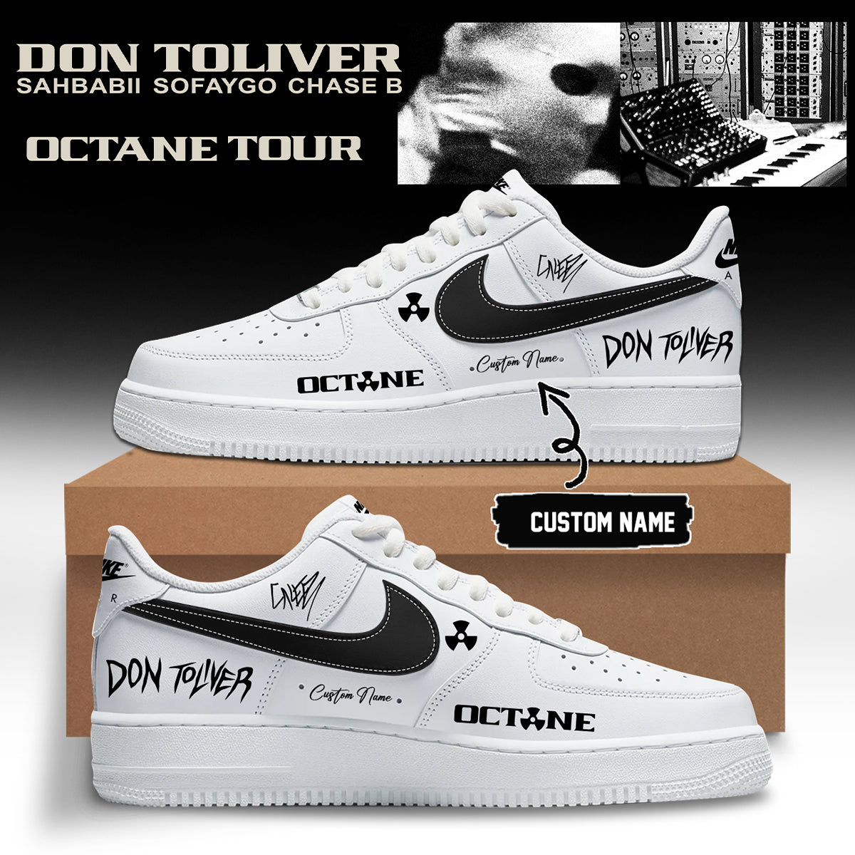 Don Toliver Octane Tour signed Shoes 2