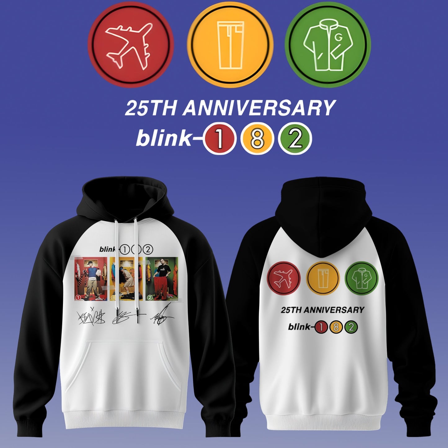 Blink-182 Anniversary Collection -Limited Edition Signature Hoodie