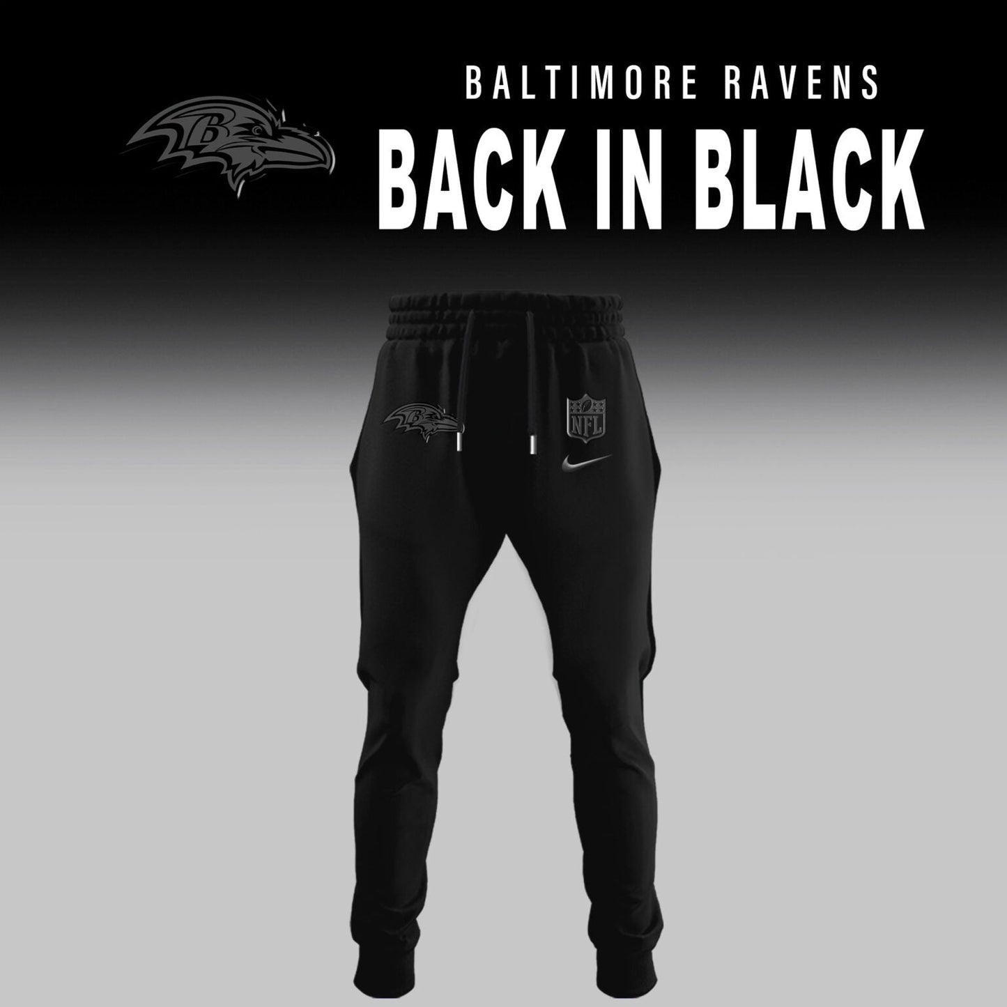Baltimore Ravens 2026 Back In Black Limited Edition Hoodie