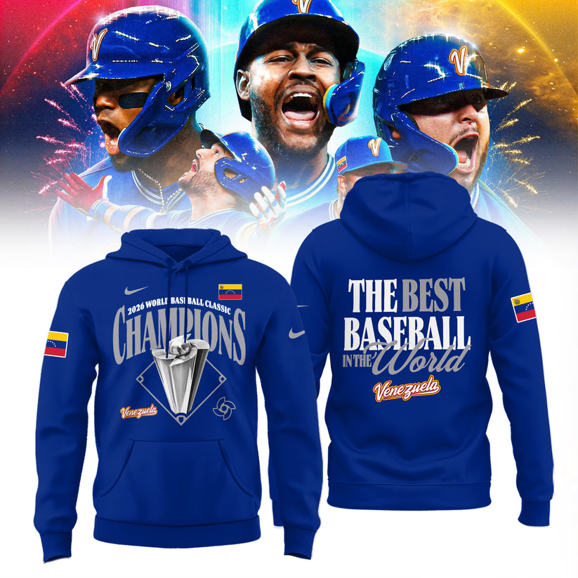 ๐๏ธ๐๏ธ๐ Venezuela Baseball World Baseball Classic Champions 2026 Hoodie