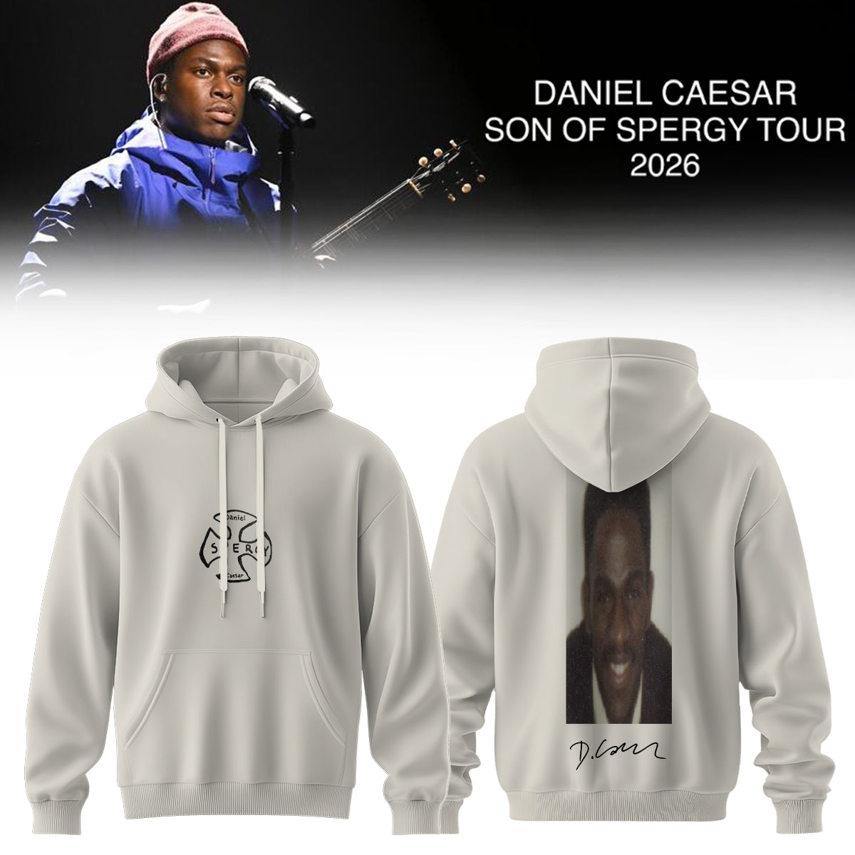 Daniel Caesar’s Son of Spergy Tour Signed Hoodie