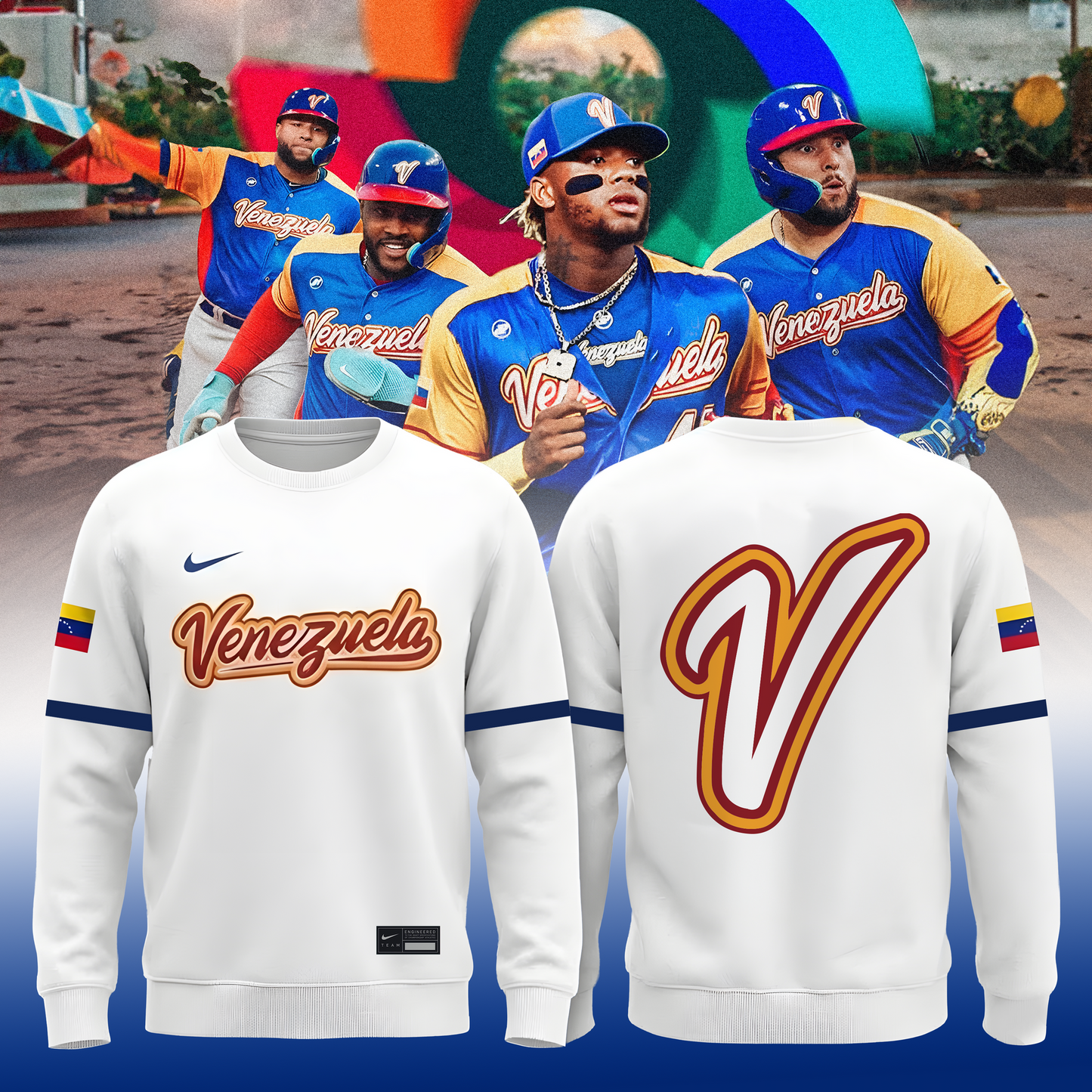 Venezuela Baseball 2026 World Baseball Classic Sweater