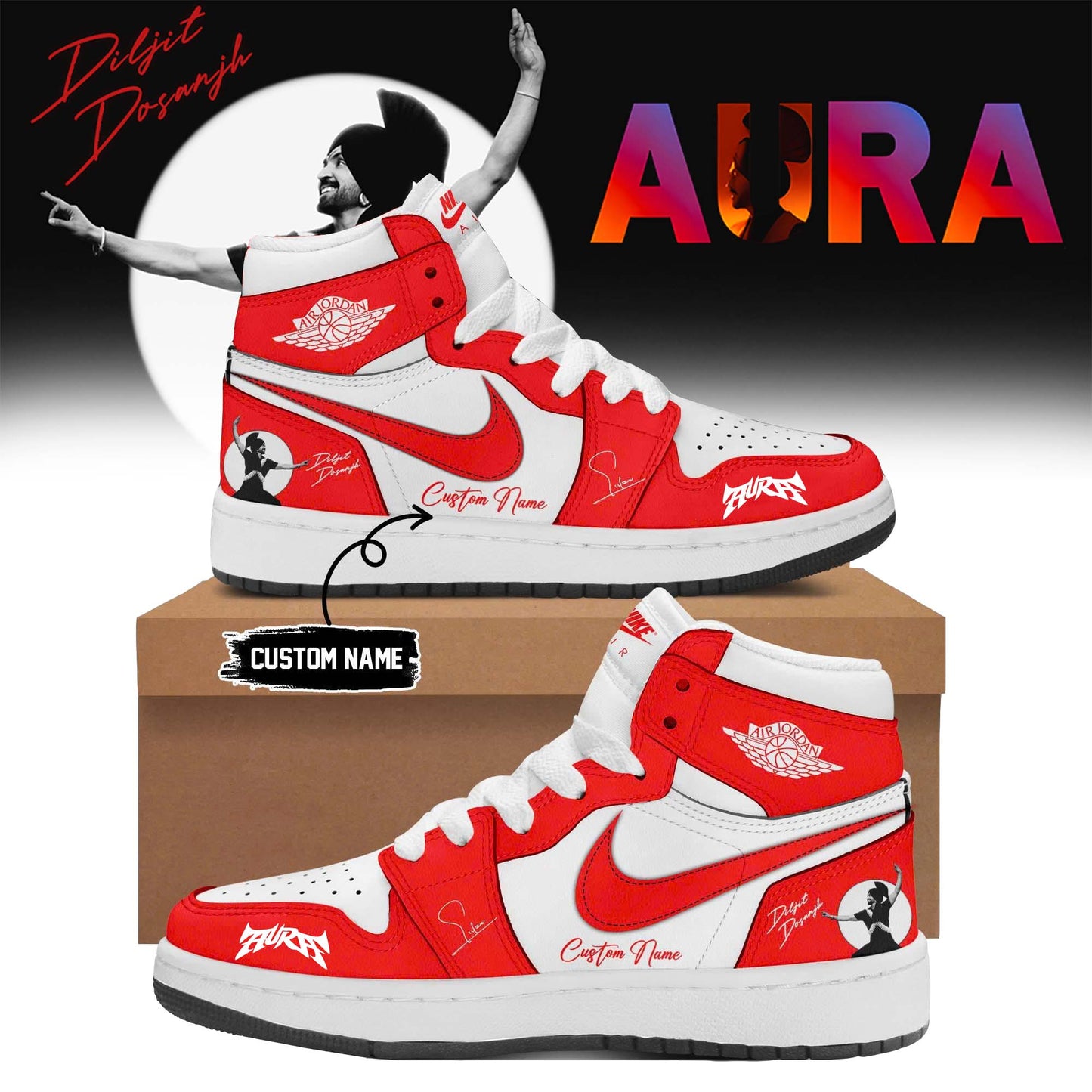 Diljit Dosanjh ”AURA World Tour” Shoes 18