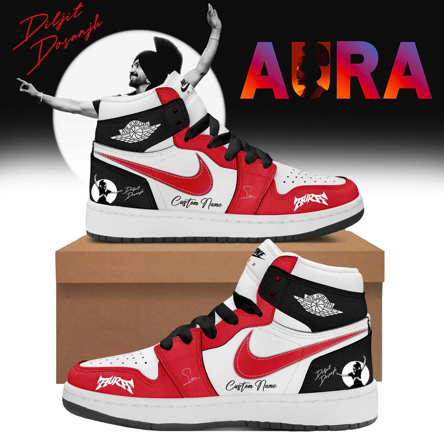 Diljit Dosanjh ”AURA World Tour” Shoes 20
