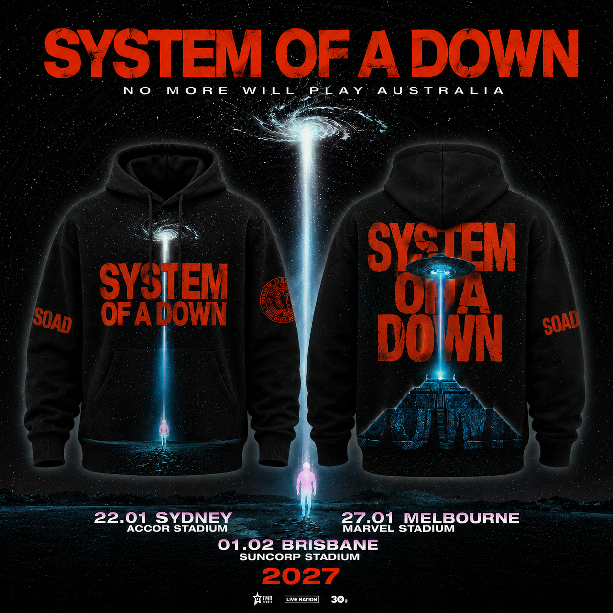 SYSTEM OF A DOWN – 2026 COLLECTION HOODIE