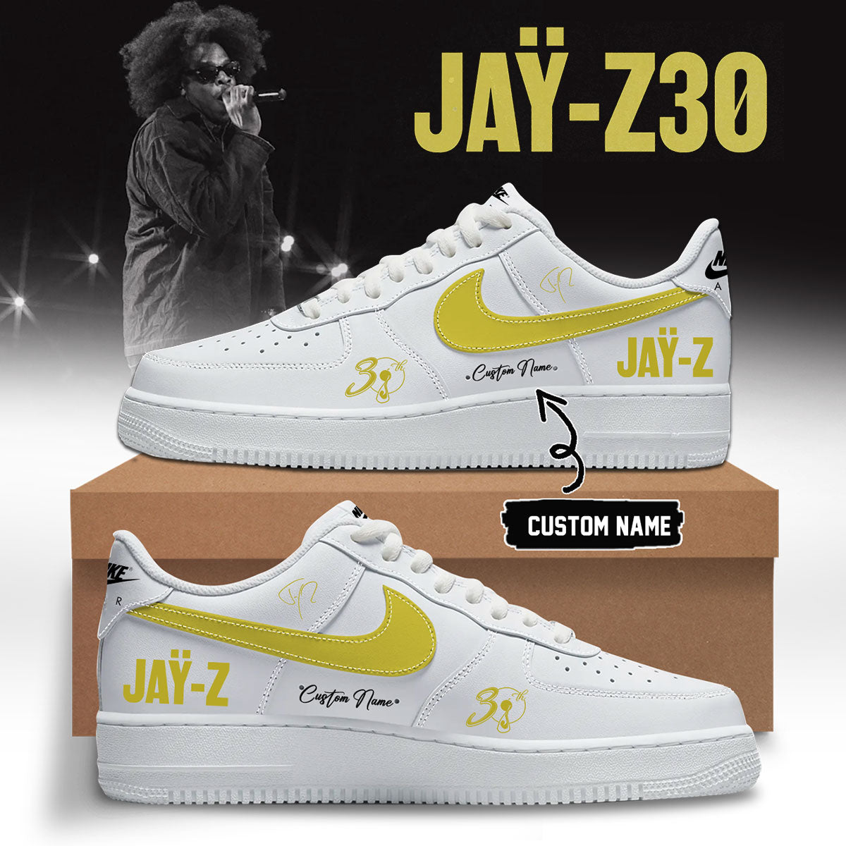 The JAŸ-Z30 Limited Edition shirt Shoes