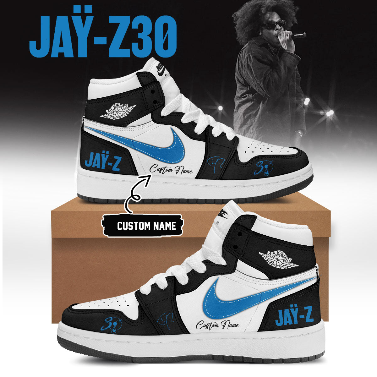 The JAŸ-Z30 Limited Edition shirt Shoes