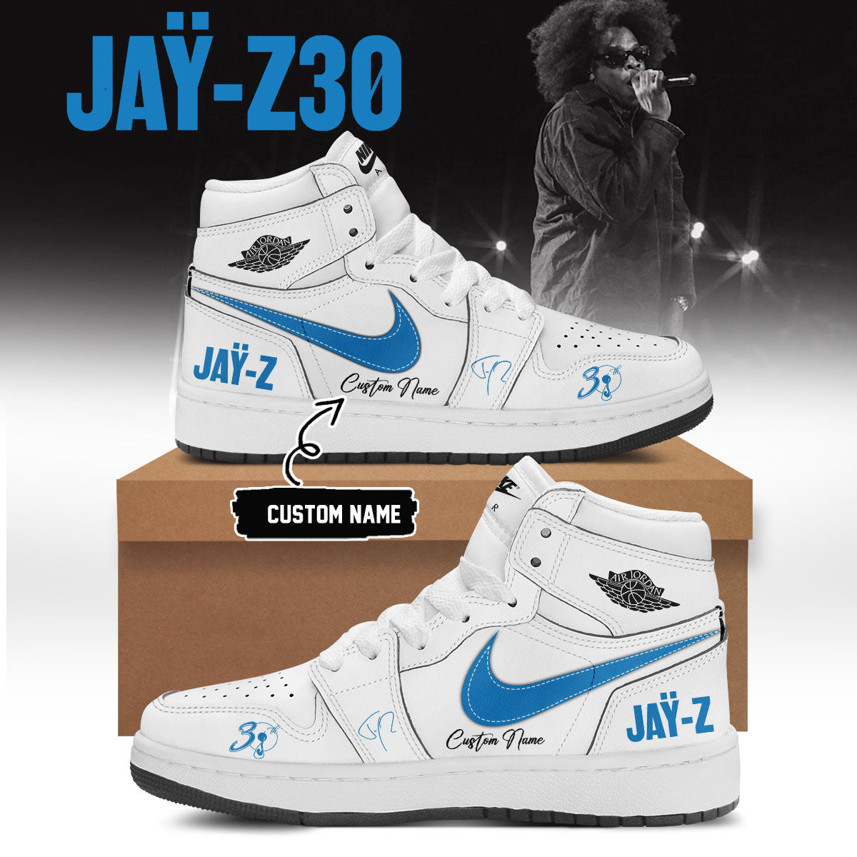 .The JAŸ-Z30 Limited Edition shirt Shoes