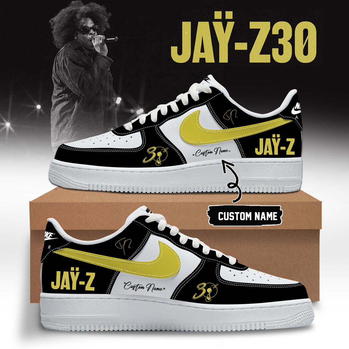 The JAŸ-Z30 Limited Edition shirt Shoes