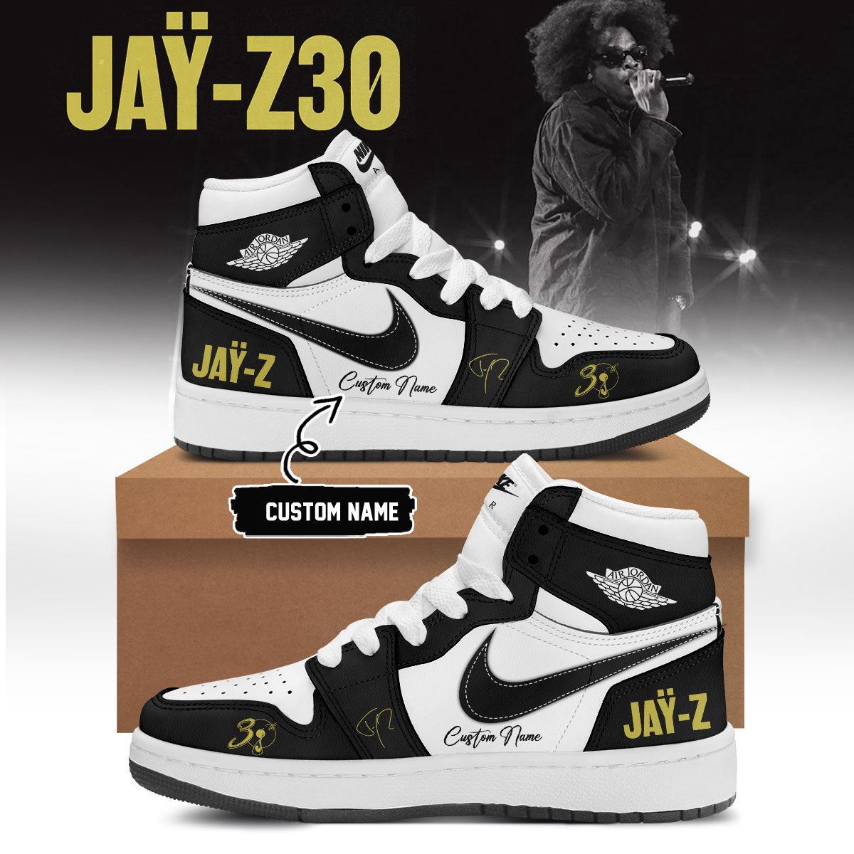 The JAŸ-Z30 Limited Edition shirt Shoes