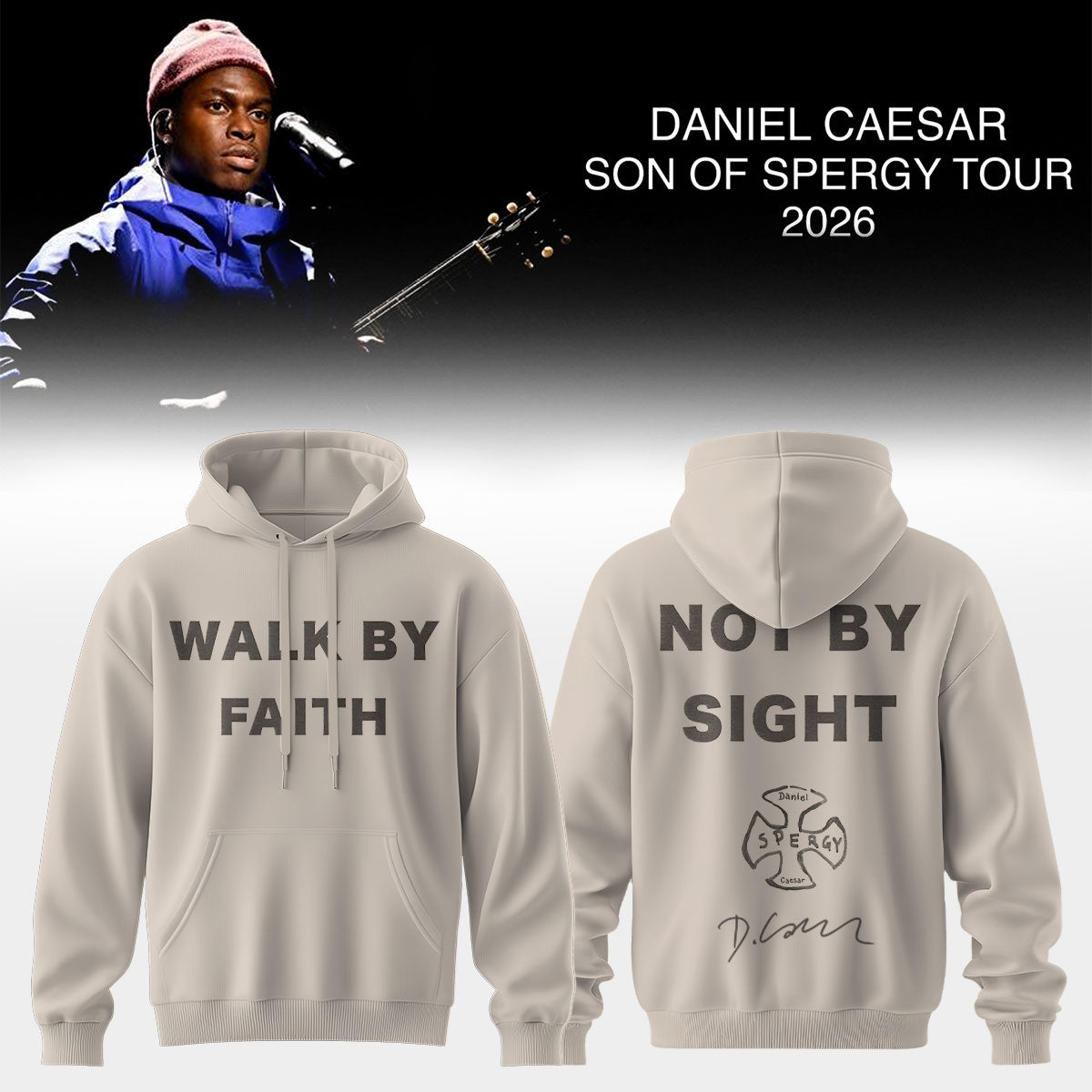 Daniel Caesar’s Son of Spergy Tour Signed Hoodie