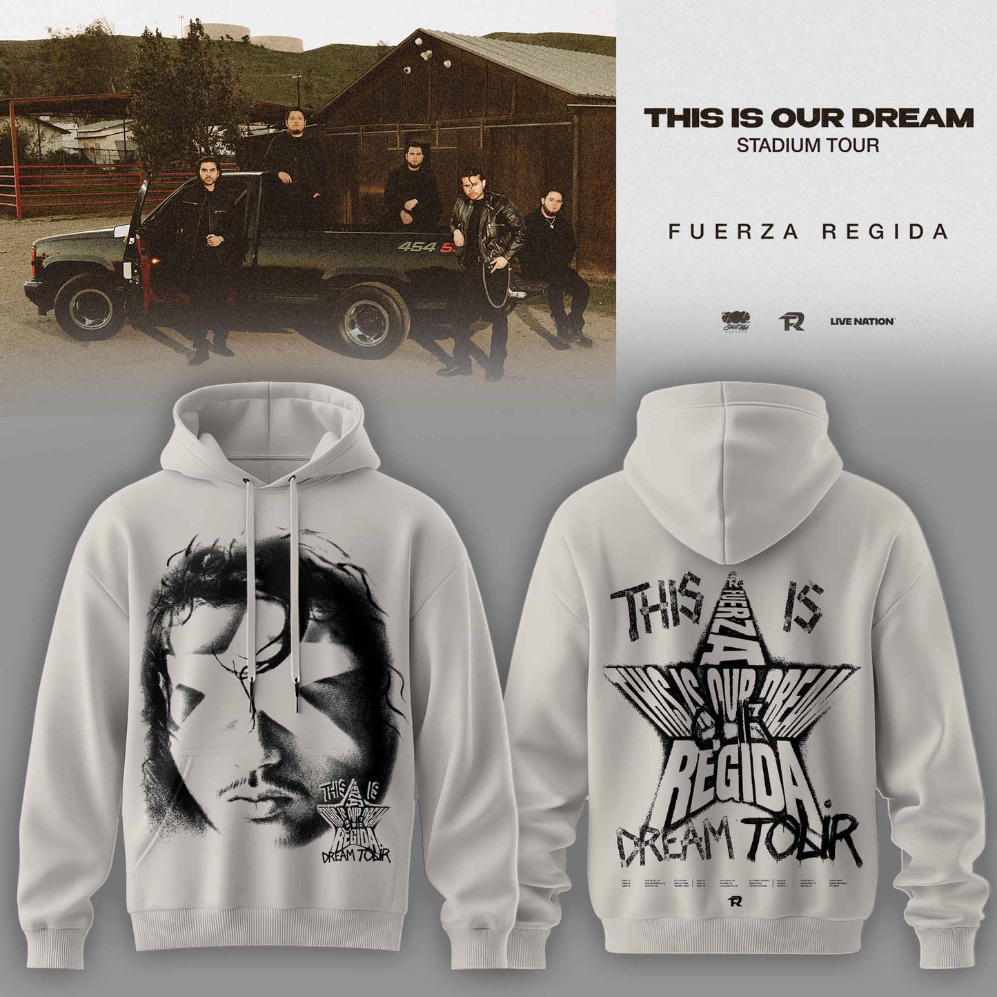 THIS IS OUR DREAM STADIUM TOUR – FUERZA REGIDA HOODIE