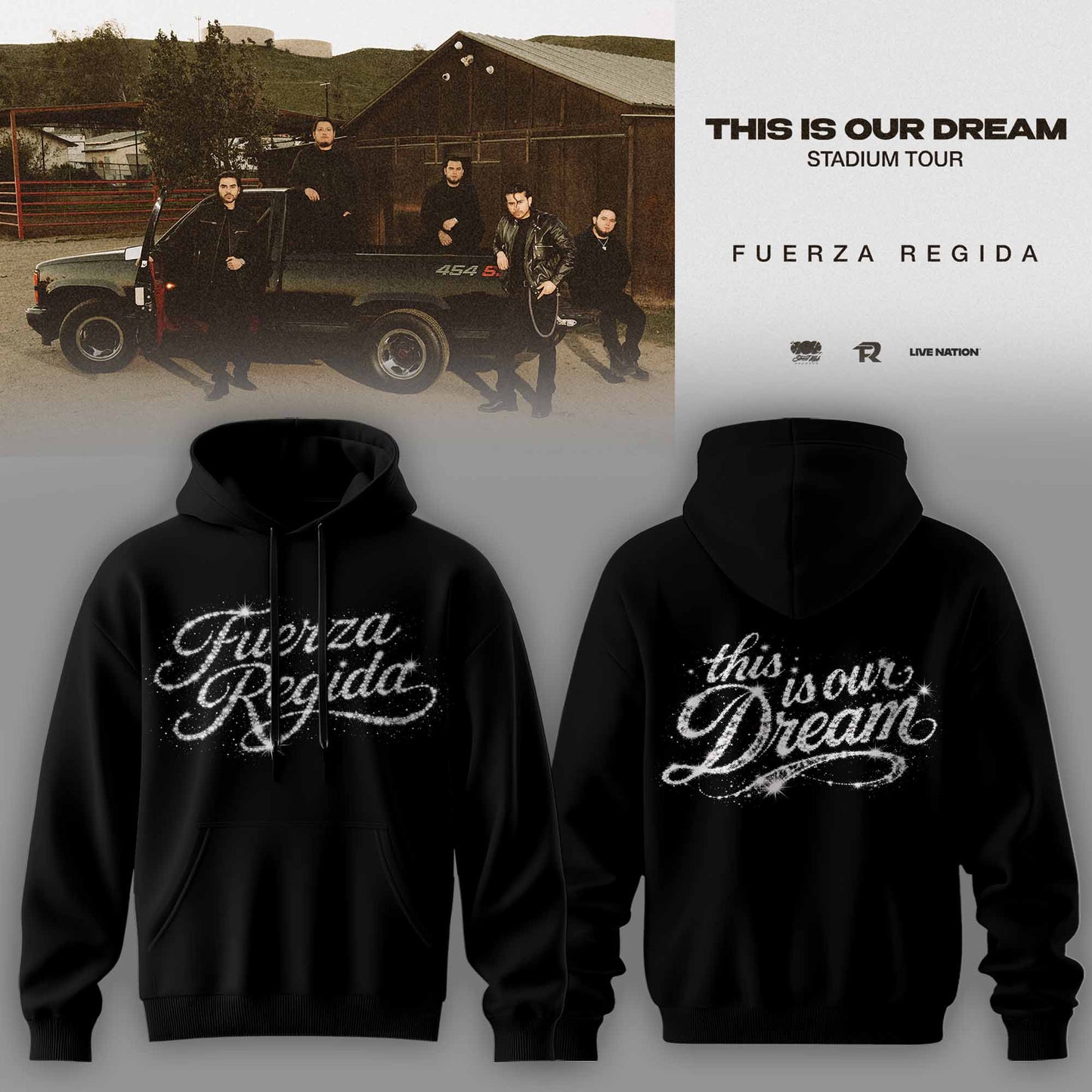 THIS IS OUR DREAM STADIUM TOUR – FUERZA REGIDA HOODIE