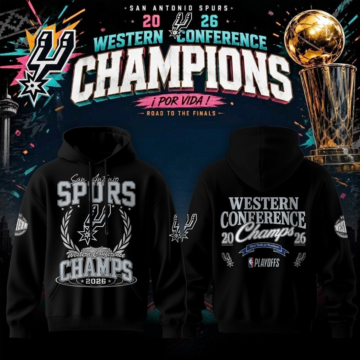 . 2026 Western Conference Champions Hoodie