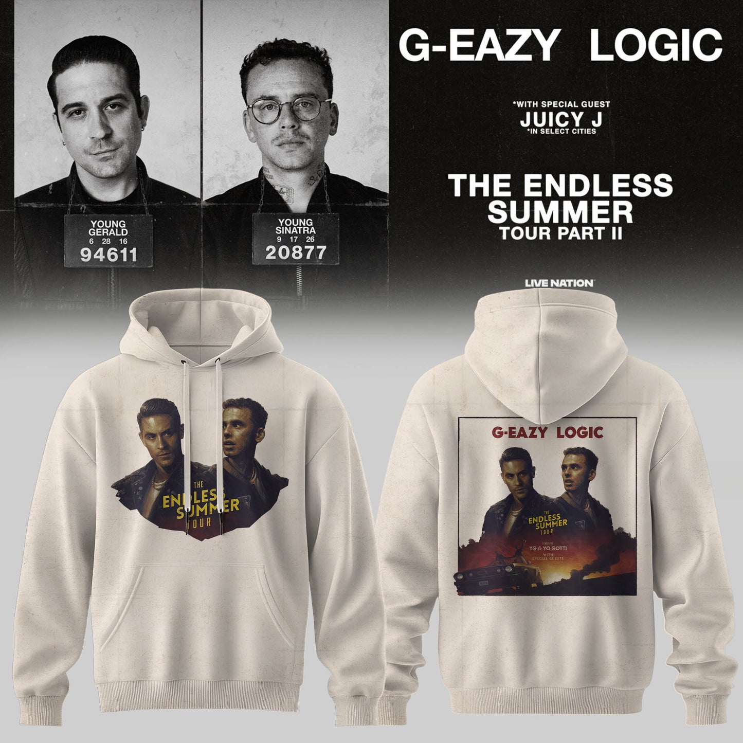 G-Eazy & Logic The Endless Summer Tour Part II Hoodie