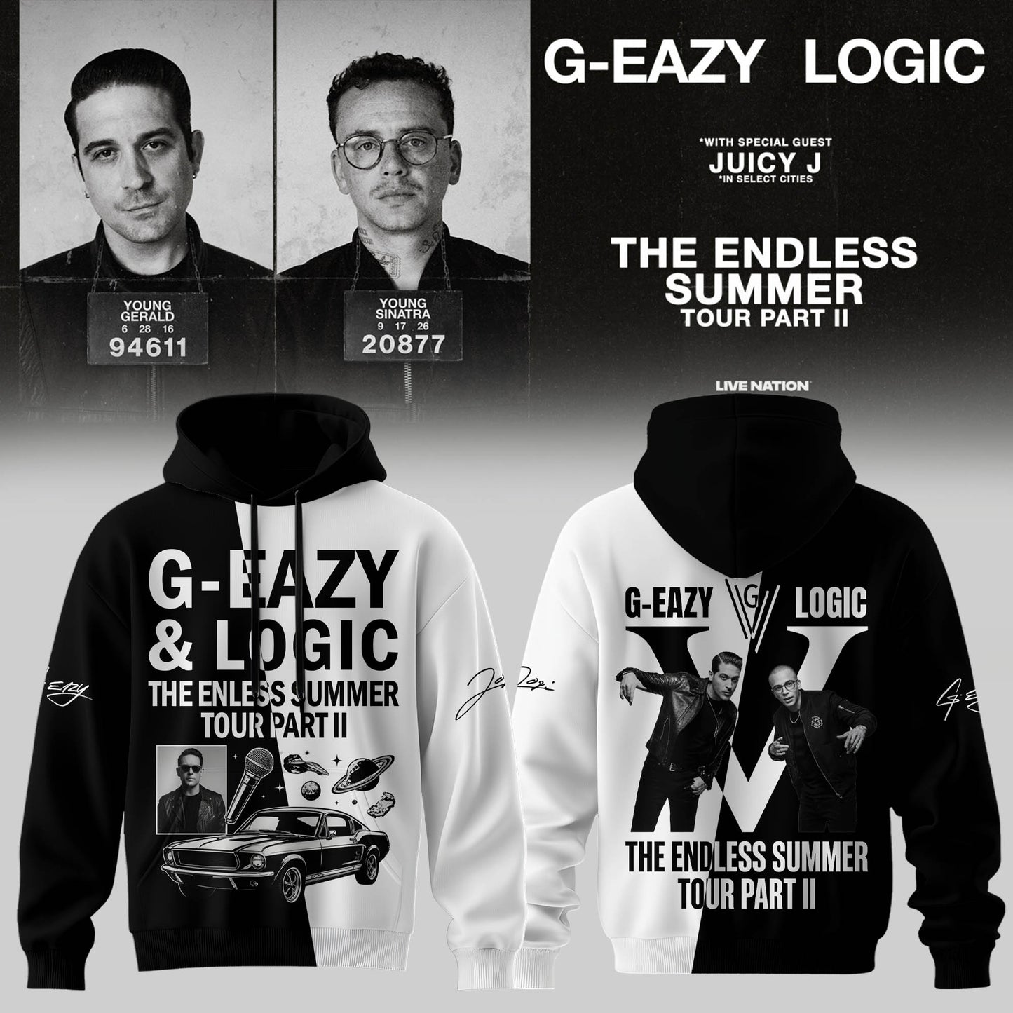 G-Eazy & Logic The Endless Summer Tour Part II Hoodie