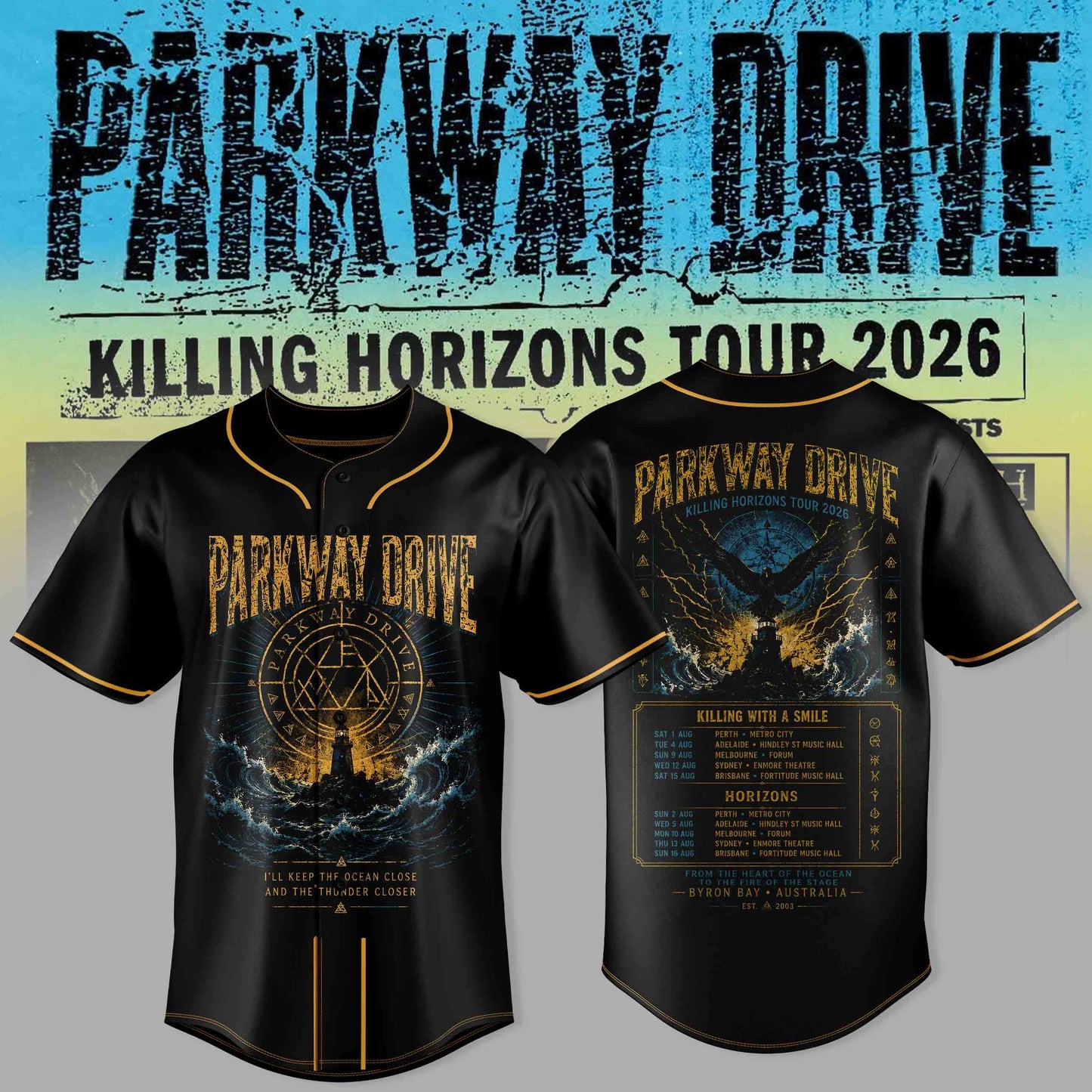 PARKWAY DRIVE – KILLING HORIZONS TOUR JERSEY