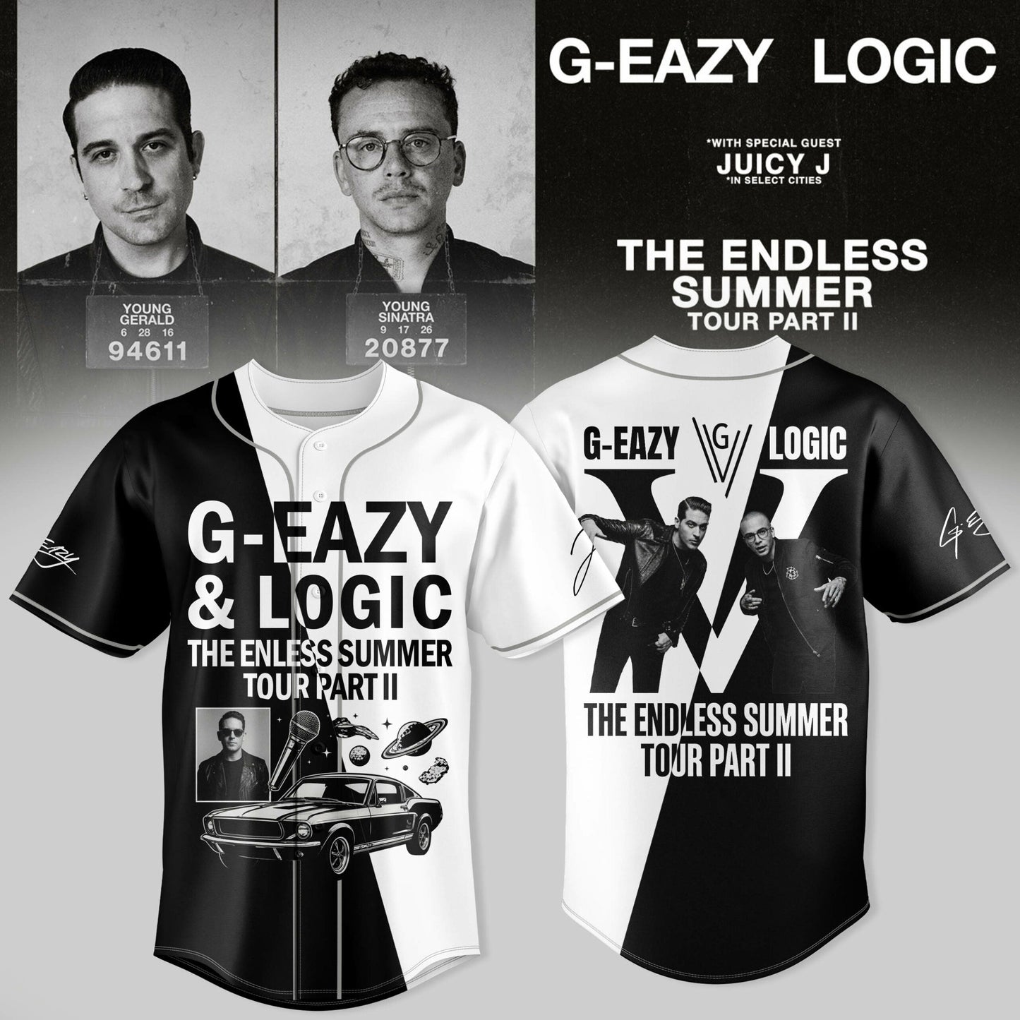 _G-Eazy & Logic The Endless Summer Tour Part II Jersey
