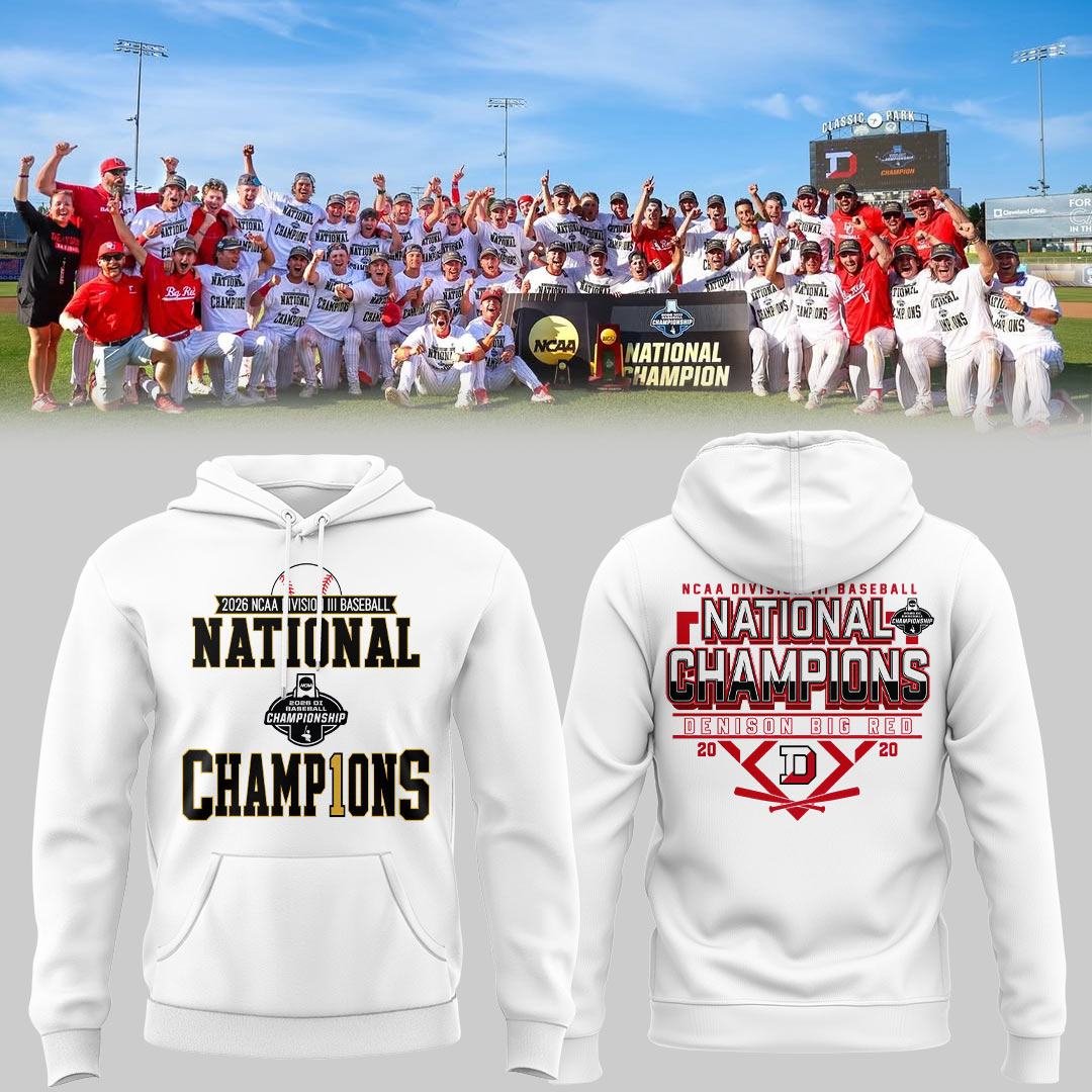 Big Red 2026 Division III Baseball National Champions ⚾🏆 Hoodie