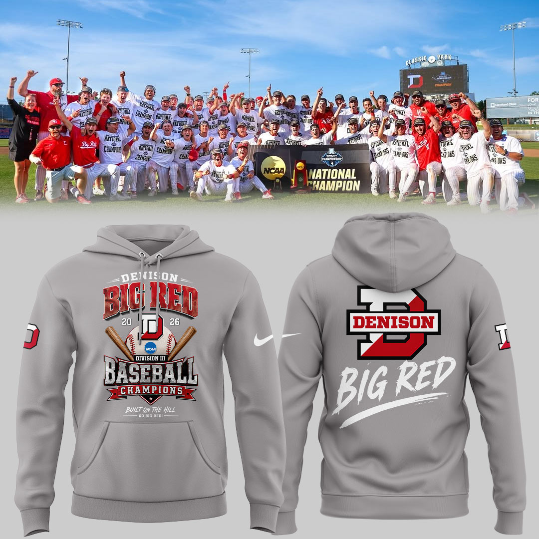 Big Red 2026 Division III Baseball National Champions ⚾🏆 Hoodie