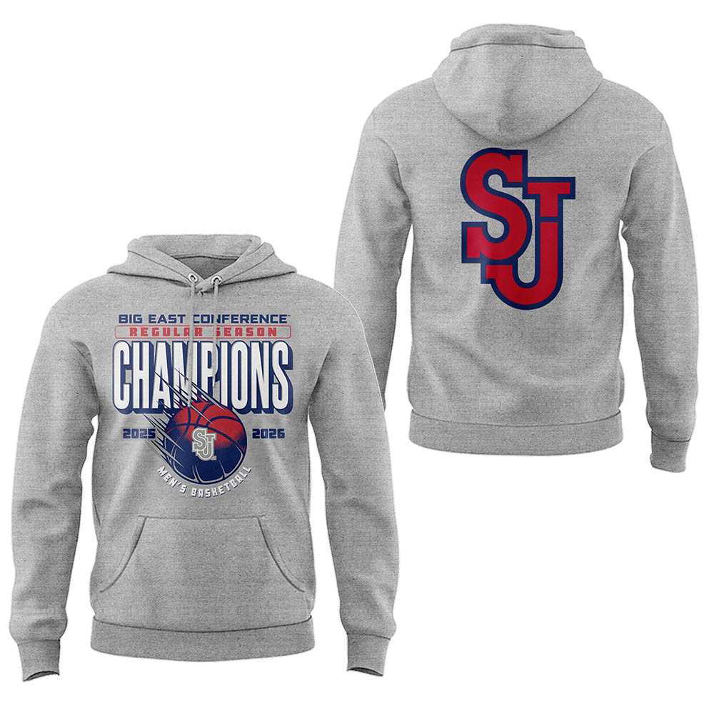 Limited St. John’s Men’s Basketball Back to Back BIG EAST Regular Season Champions Hoodie