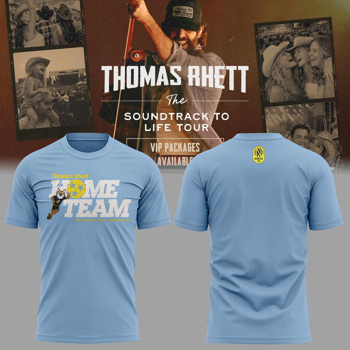 Limited Edition Thomas Rhett The Soundtrack to Life Tour Tshirt