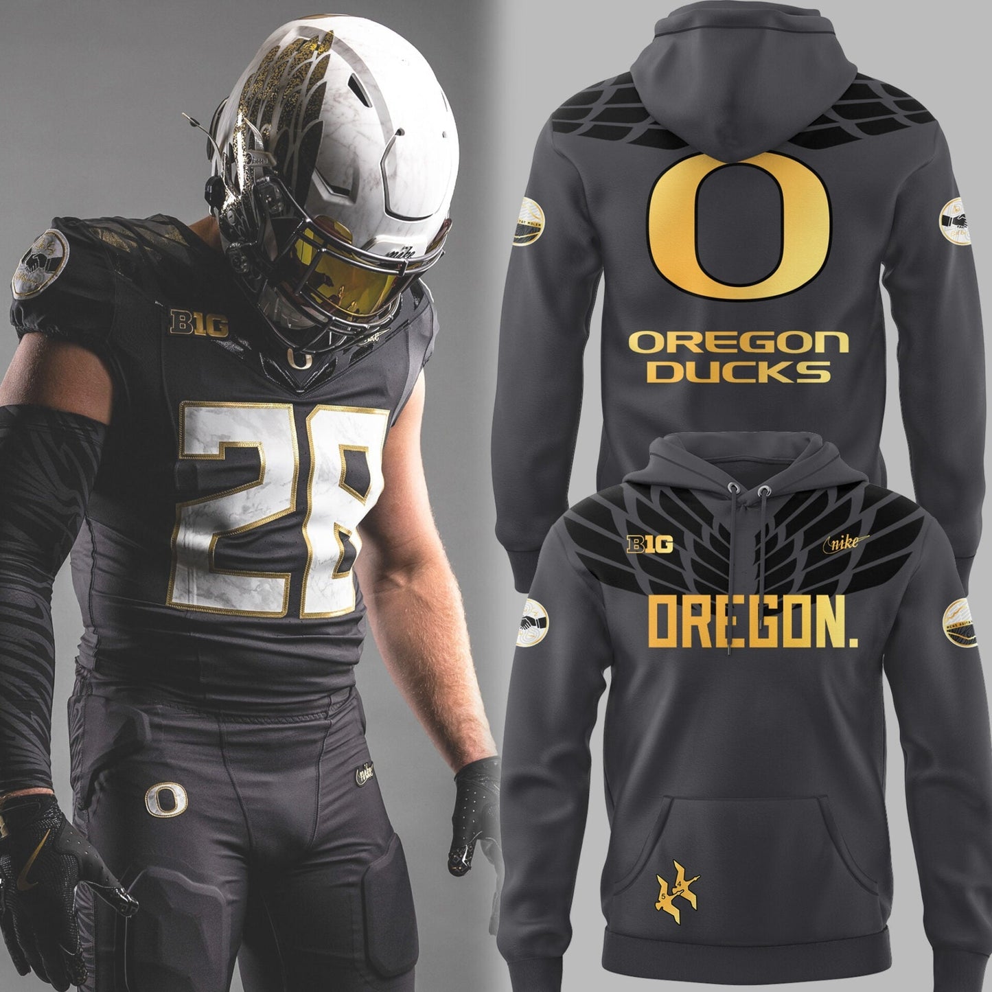 Limited Edition Ducks FB A Tribute to Phil and Bill “ShoeDuck” Hoodie