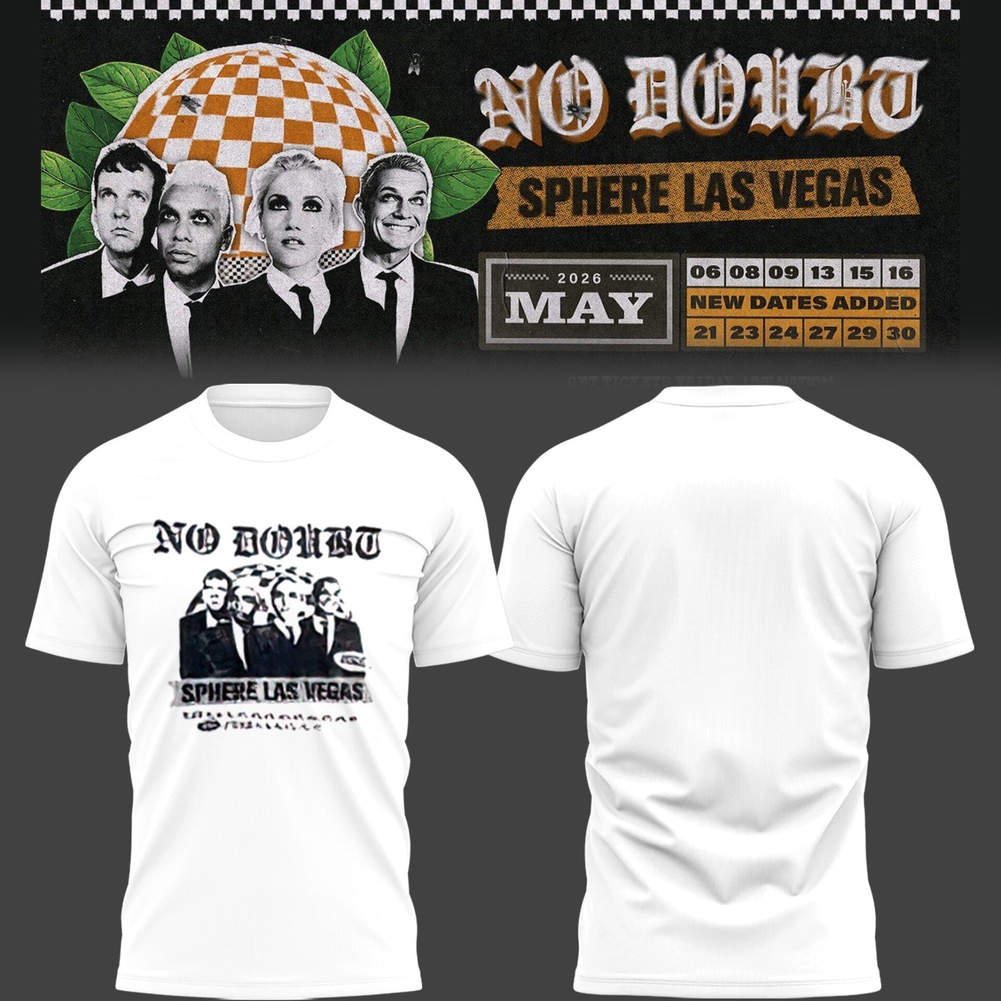 Limited Edition N. Doubt Live at Sphere 2026 Shirt-PU26050708