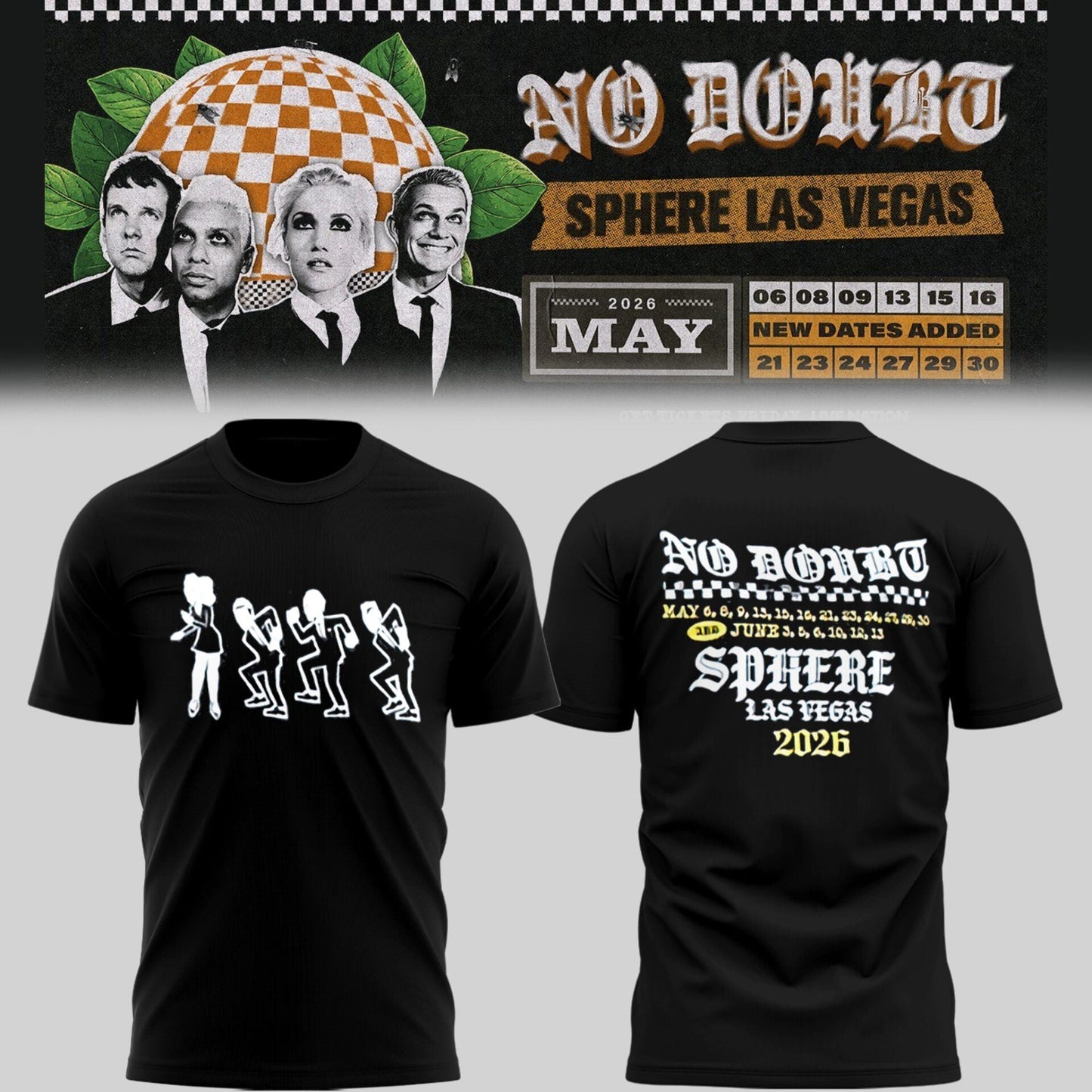 Limited Edition N. Doubt Live at Sphere 2026 Shirt-PU26050709