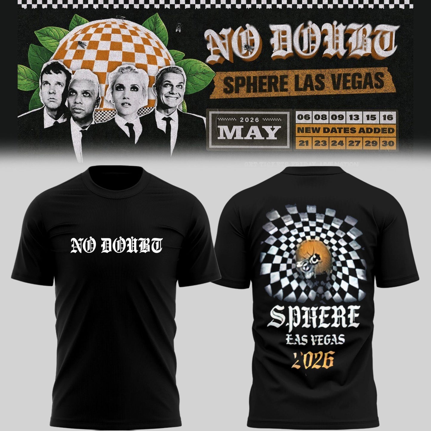 Limited Edition N. Doubt Live at Sphere 2026 Shirt-PU26050715