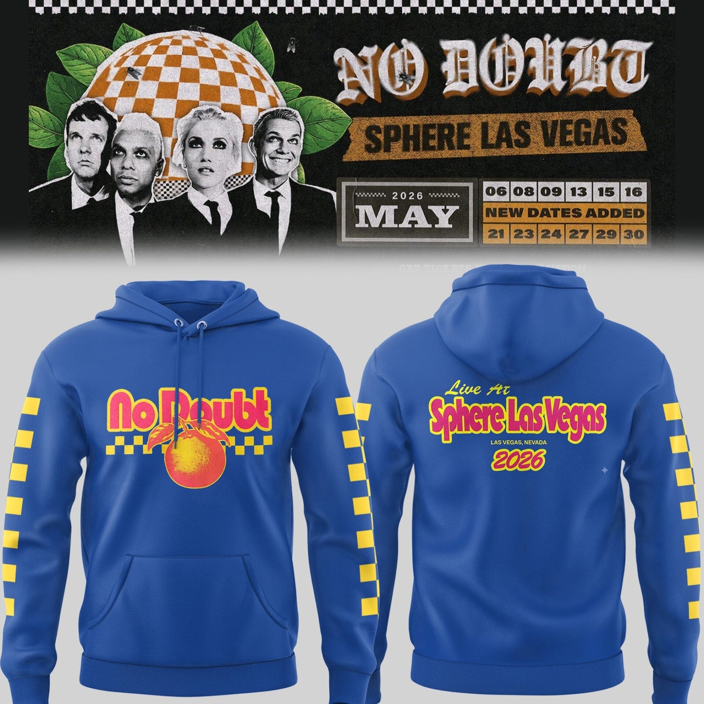 Limited Edition N. Doubt Live at Sphere 2026 Hoodie-PU26050719