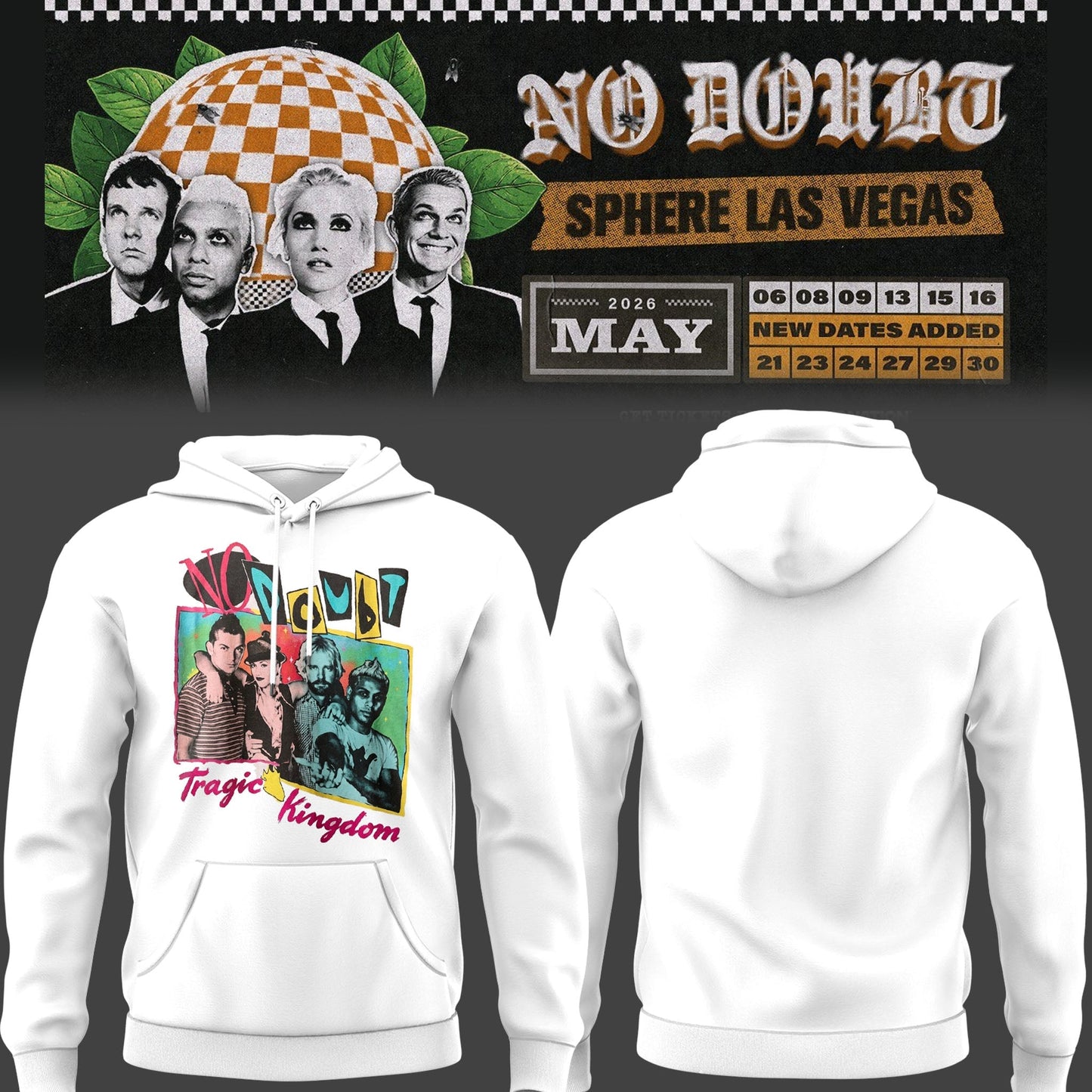 Limited Edition N. Doubt Live at Sphere 2026 Hoodie-PU26050804