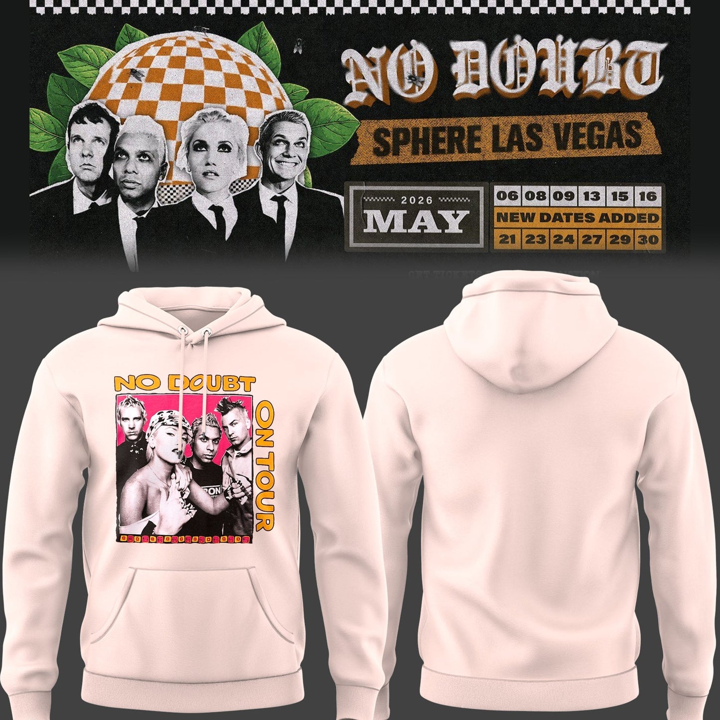 Limited Edition N. Doubt Live at Sphere 2026 Hoodie-PU26050806