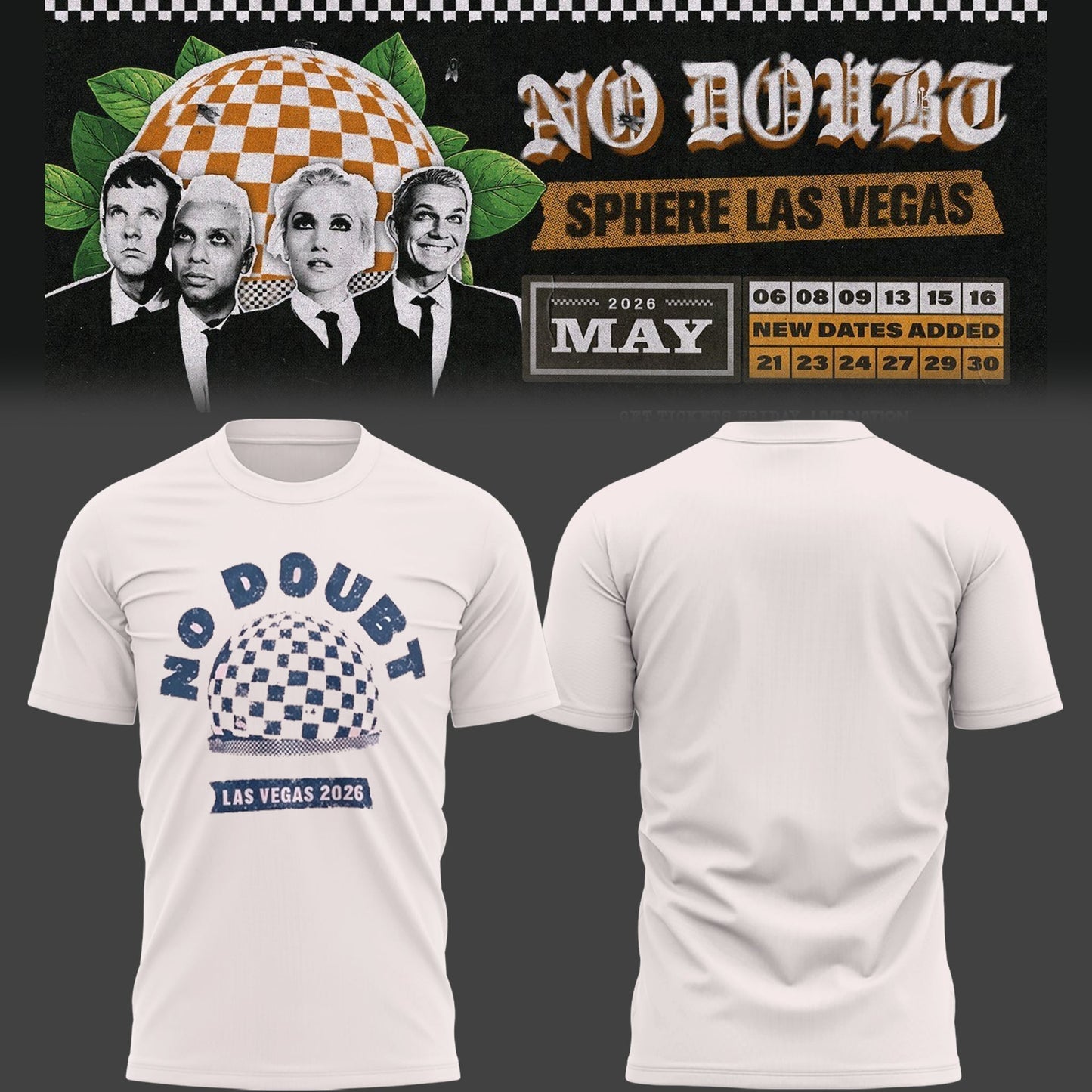 Limited Edition N. Doubt Live at Sphere 2026 Shirt-PU26050811