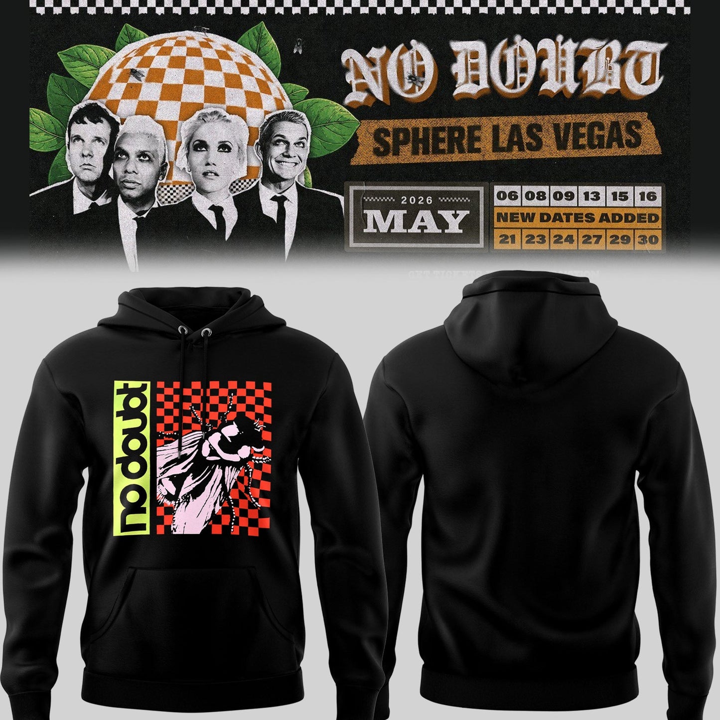 Limited Edition N. Doubt Live at Sphere 2026 Hoodie-PU26050814