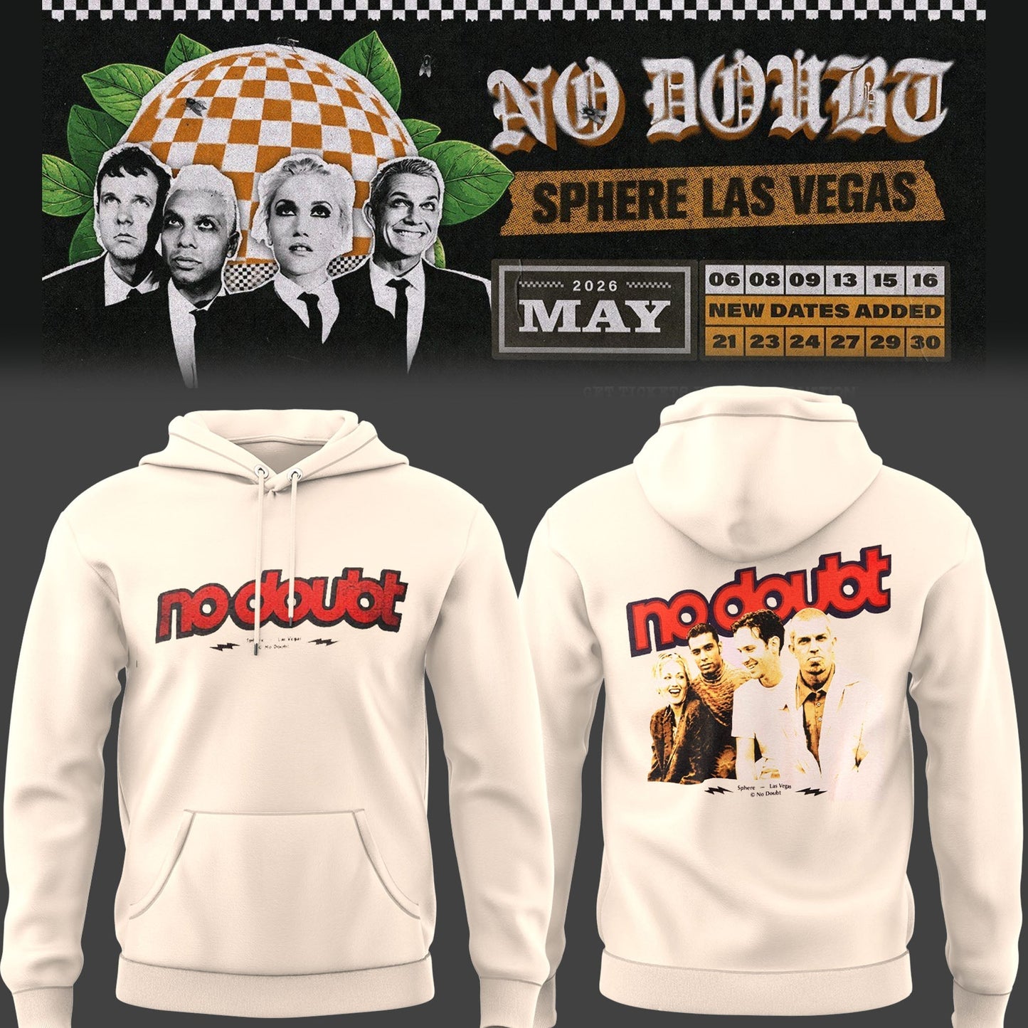 Limited Edition N. Doubt Live at Sphere 2026 Hoodie-PU26050824