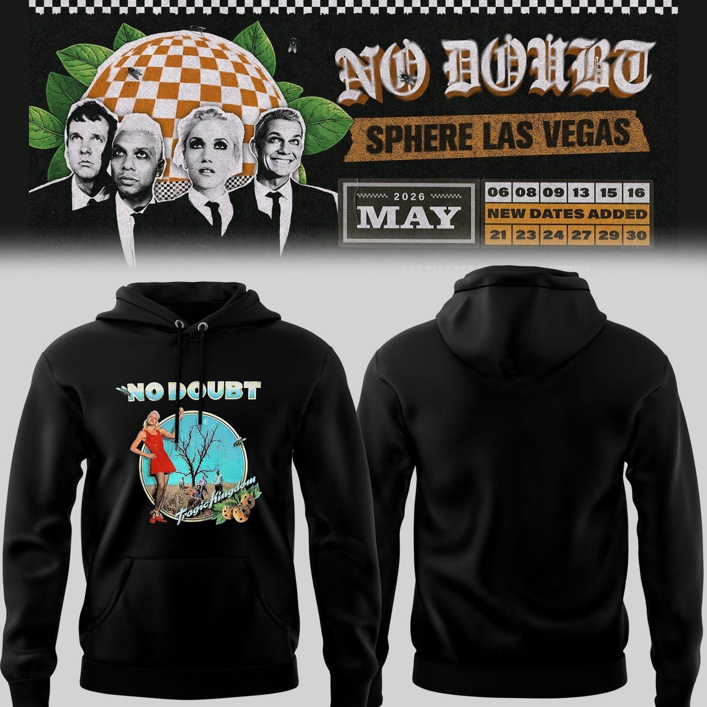 Limited Edition N. Doubt Live at Sphere 2026 Hoodie-PU26050834