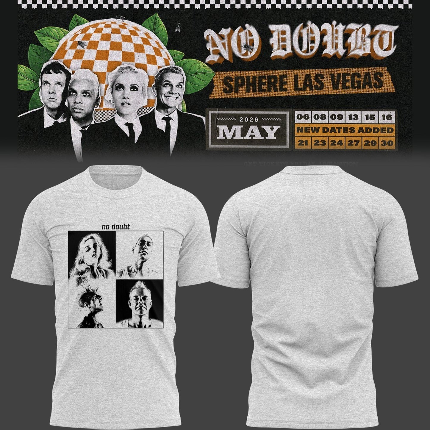 Limited Edition N. Doubt Live at Sphere 2026 Shirt-PU26050835
