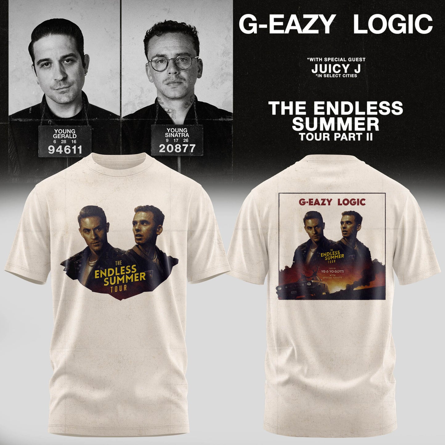G-Eazy & Logic The Endless Summer Tour Part II Tee