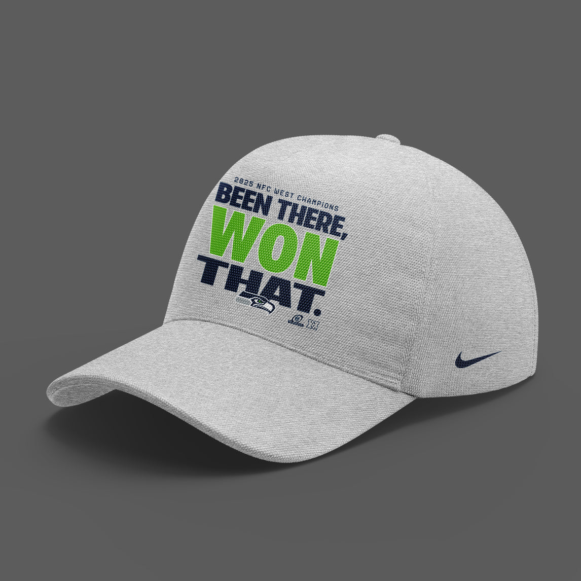 Seattle Seahawks 2025 NFC West Division Champions "Been There Won That" Hoodie