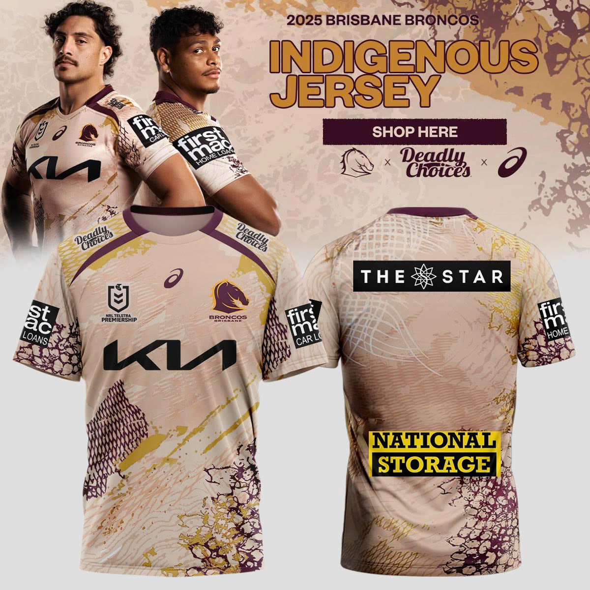 Broncos Launch 2025 Indigenous JERSEY