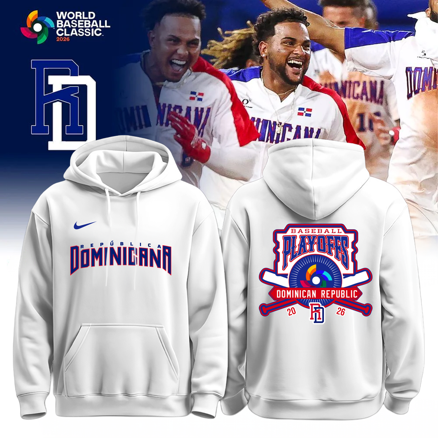 Dominican Republic Baseball 2026 World Baseball Classic Limited Hoodie