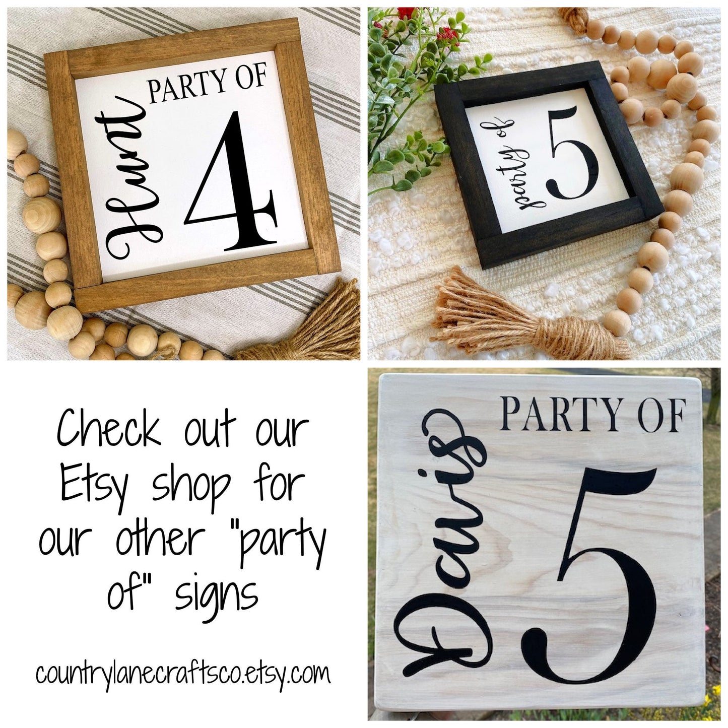 Party of Sign, 3D Number Party of Sign, Baby Shower Gift, Gallery Wall Art, Party of 3,4,5 Sign, Family Decor Sign, Any Number Sign,