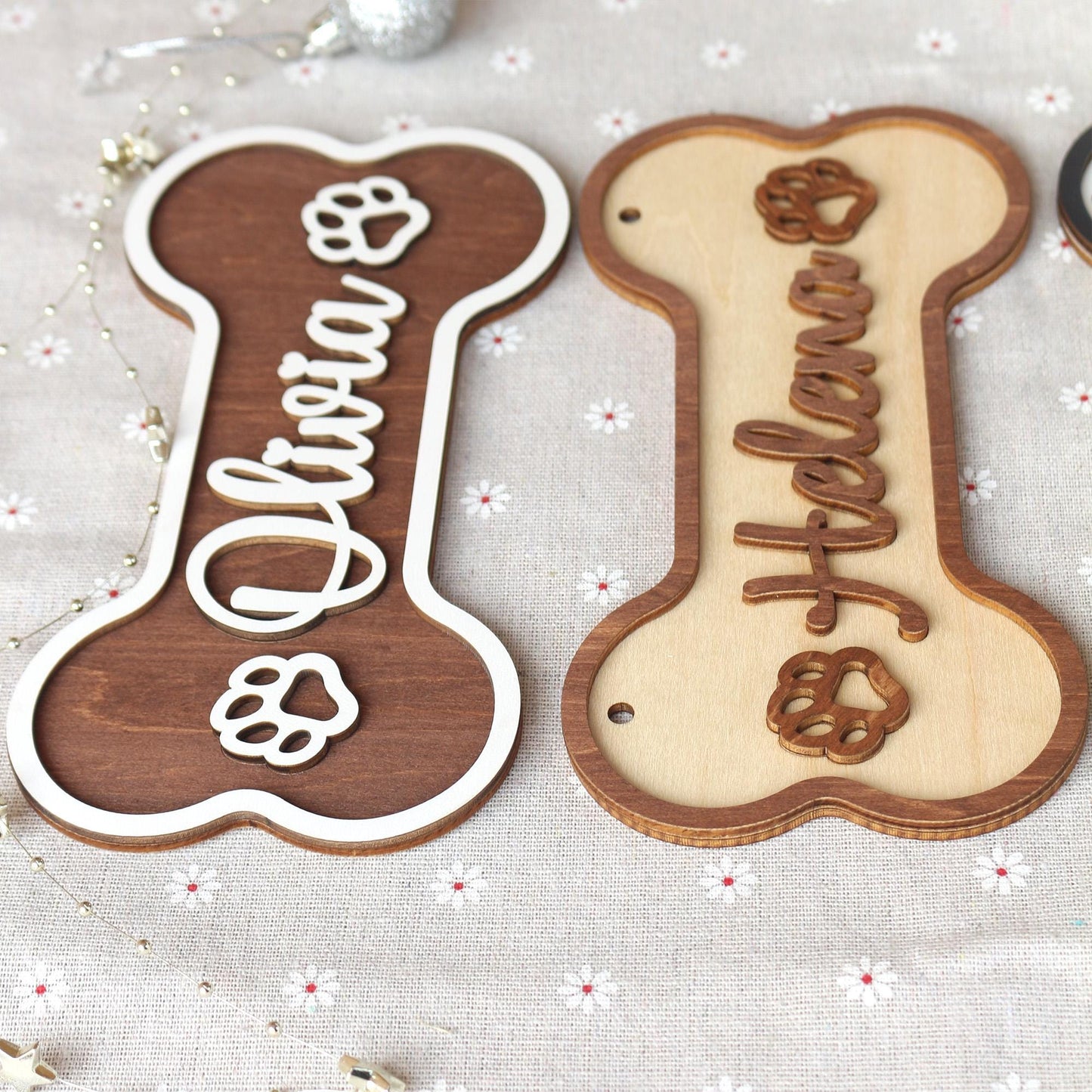 Wooden Dog Name Sign Personalized Pet Name Plaque for Pet House, Room, Crate, Kennel, or Feeding Area Dog Sign Dog House Sign