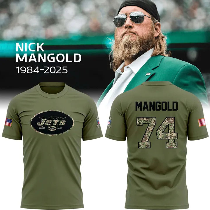 Rest In Peace – Forever 74 Nick Mangold Shirt