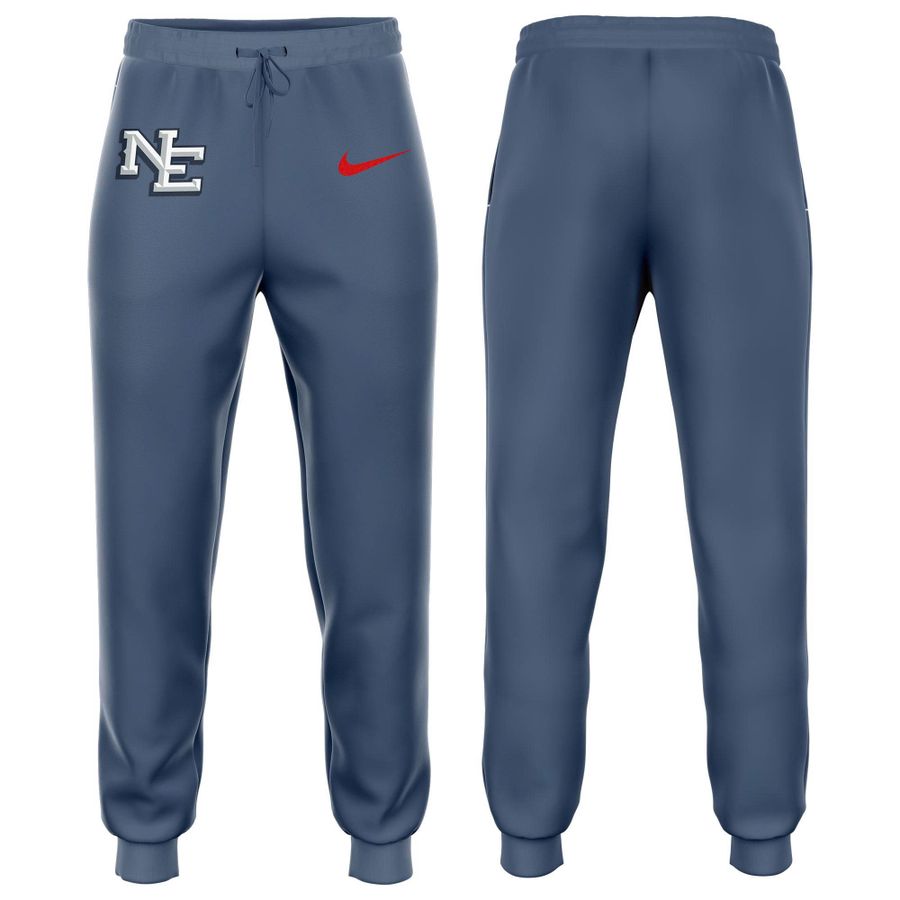 NE Patriots 2025 Rivalries Nor’Easter Storm Blue Hoodie V2